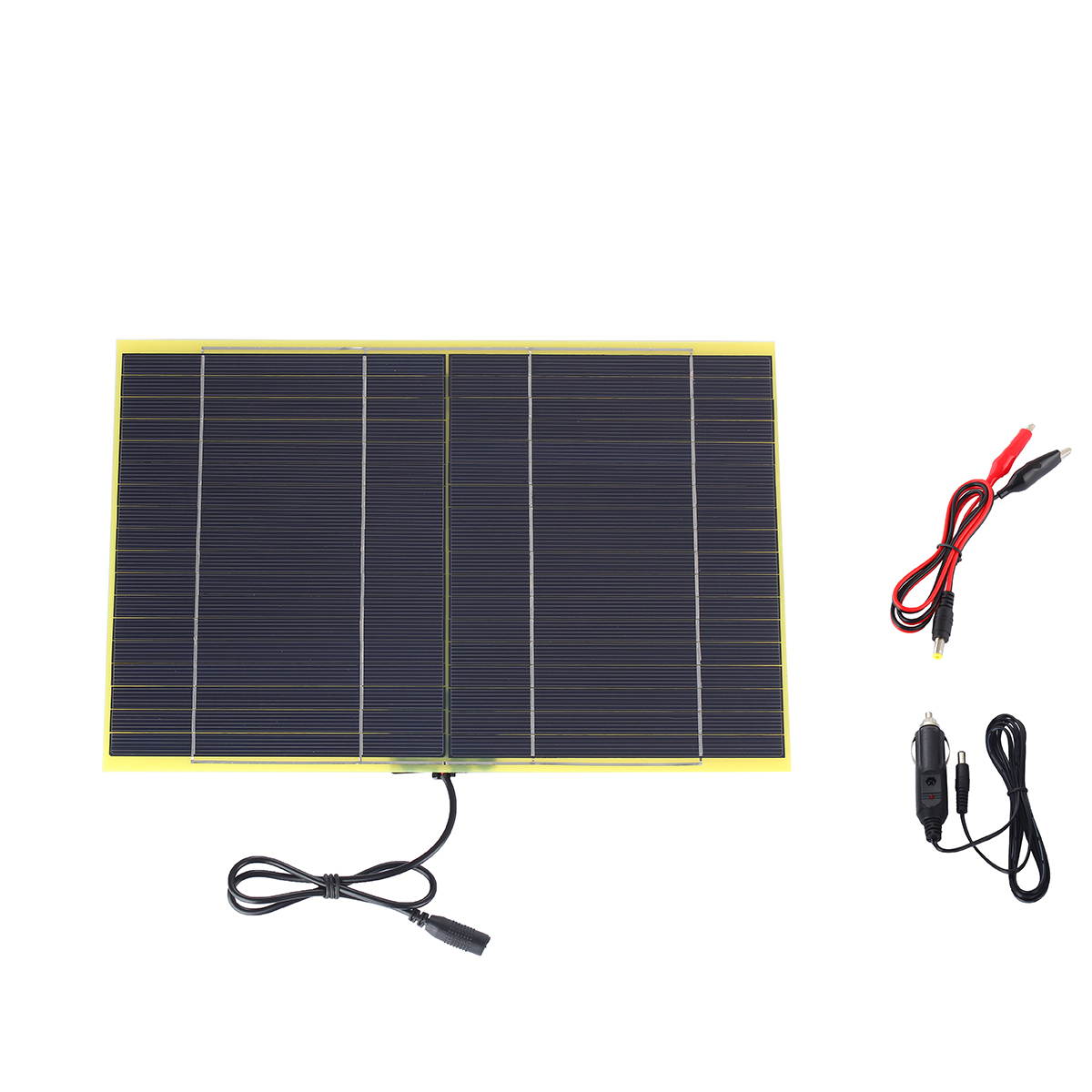 10W 18V 550mA Portable Solar Cell Solar Panel For 12V Car Boat Battery Charger