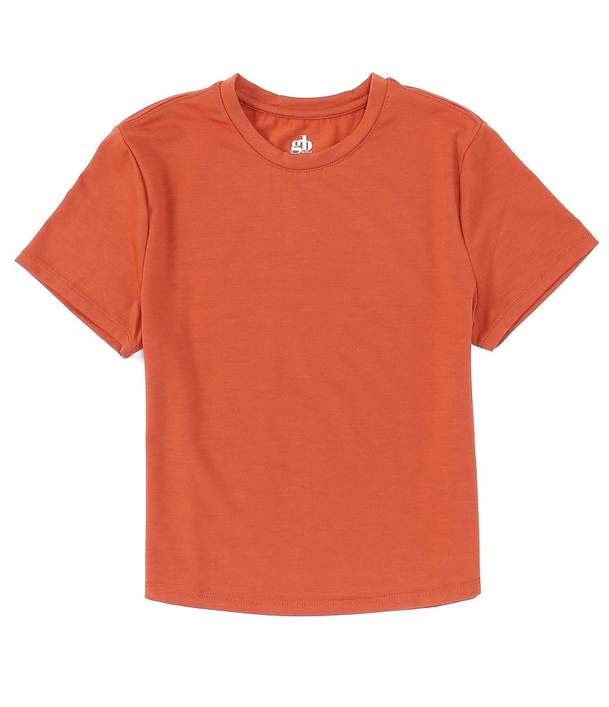 GB GB Girls Active Big Girls 7-16 Short Sleeve Tie-Dye Tee