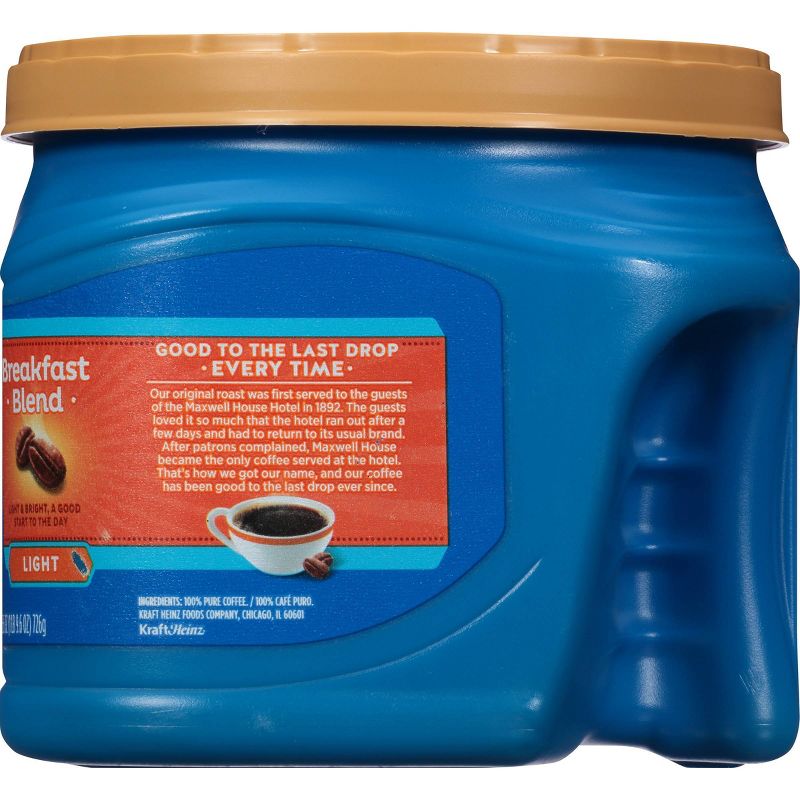 Maxwell House Breakfast Blend Light Roast Ground Coffee - 29.3oz
