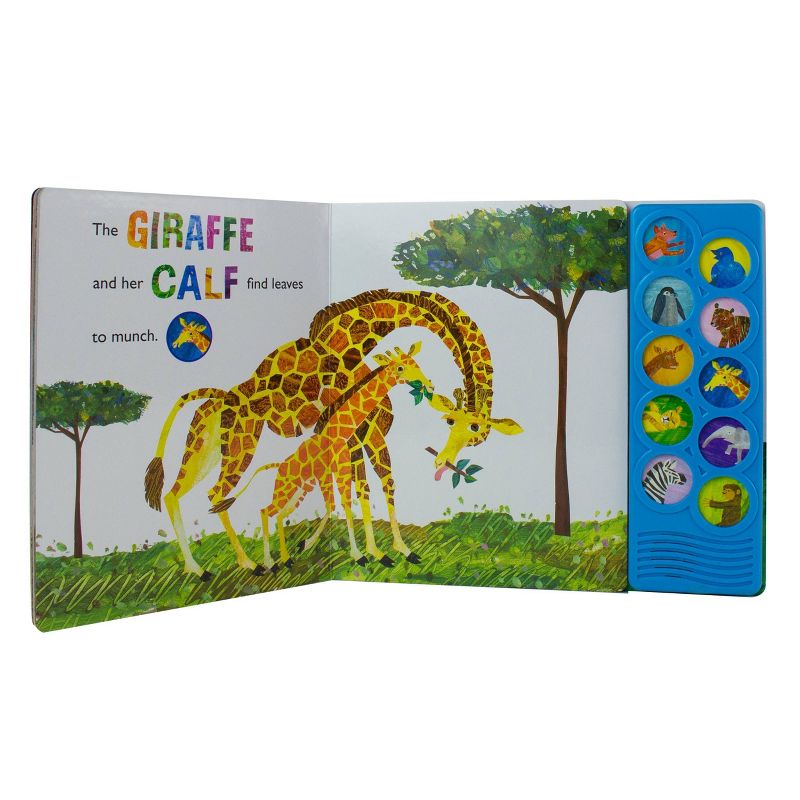 World of Eric Carle Listen and Learn 10Button Sound Board Book - by Susan Rich Brooke (Board Book)
