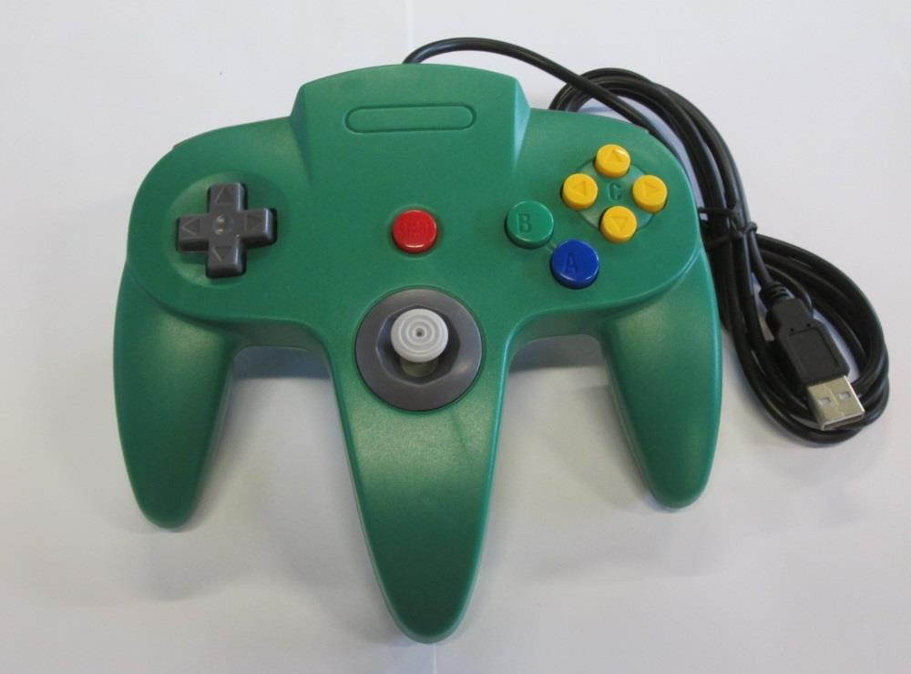 N64 USB Controller Green For Window, Mac, and Linux by Mars Devices