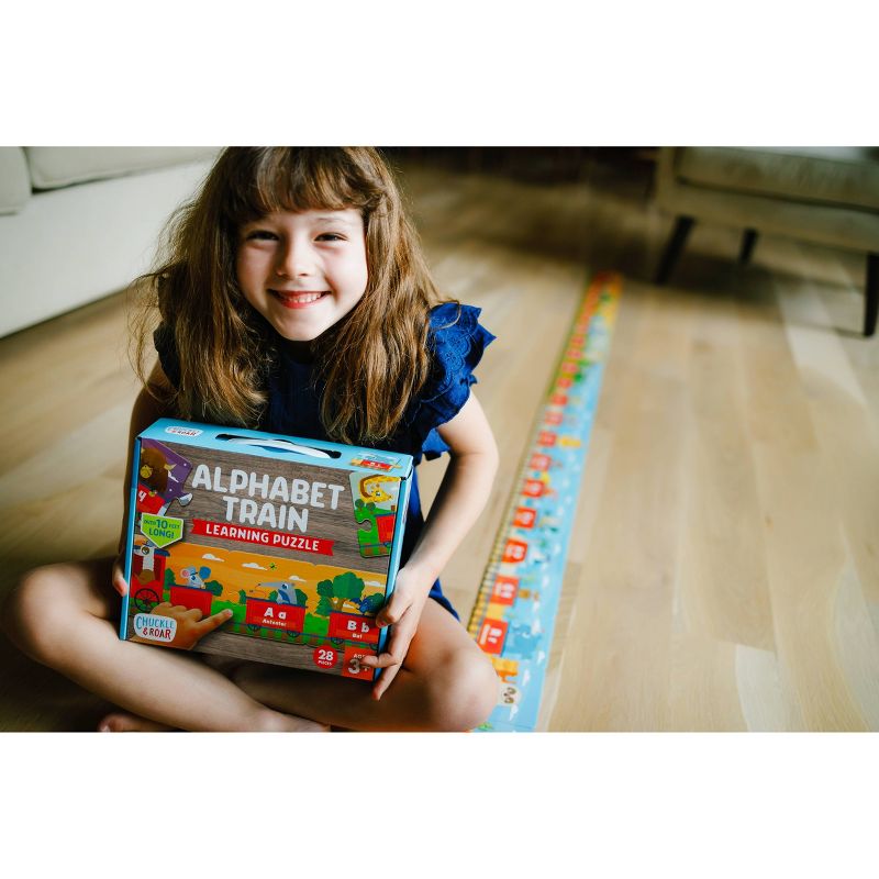 Chuckle & Roar Alphabet Train Learning Puzzle - 28pc