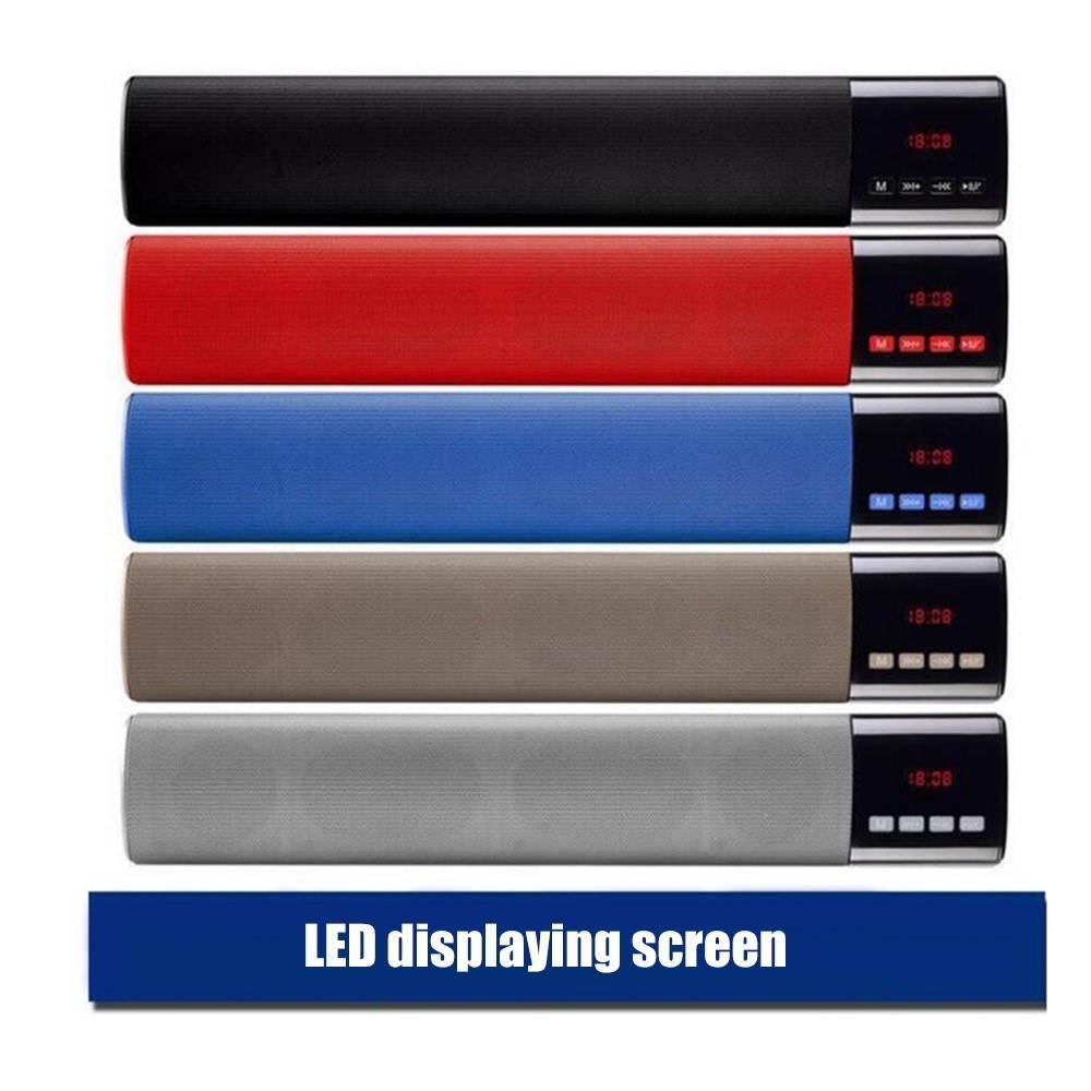 Stereo Bass BT Speaker Power Bank Wireless Speakers Gold