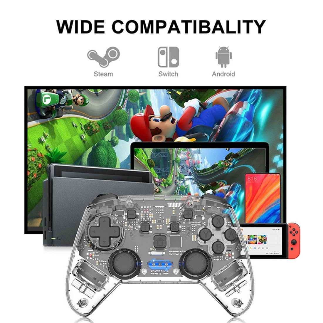 controller gear nintendo switch skin & screen protector set, officially licensed by nintendo  super mario odyssey "capture map"  nintendo switch