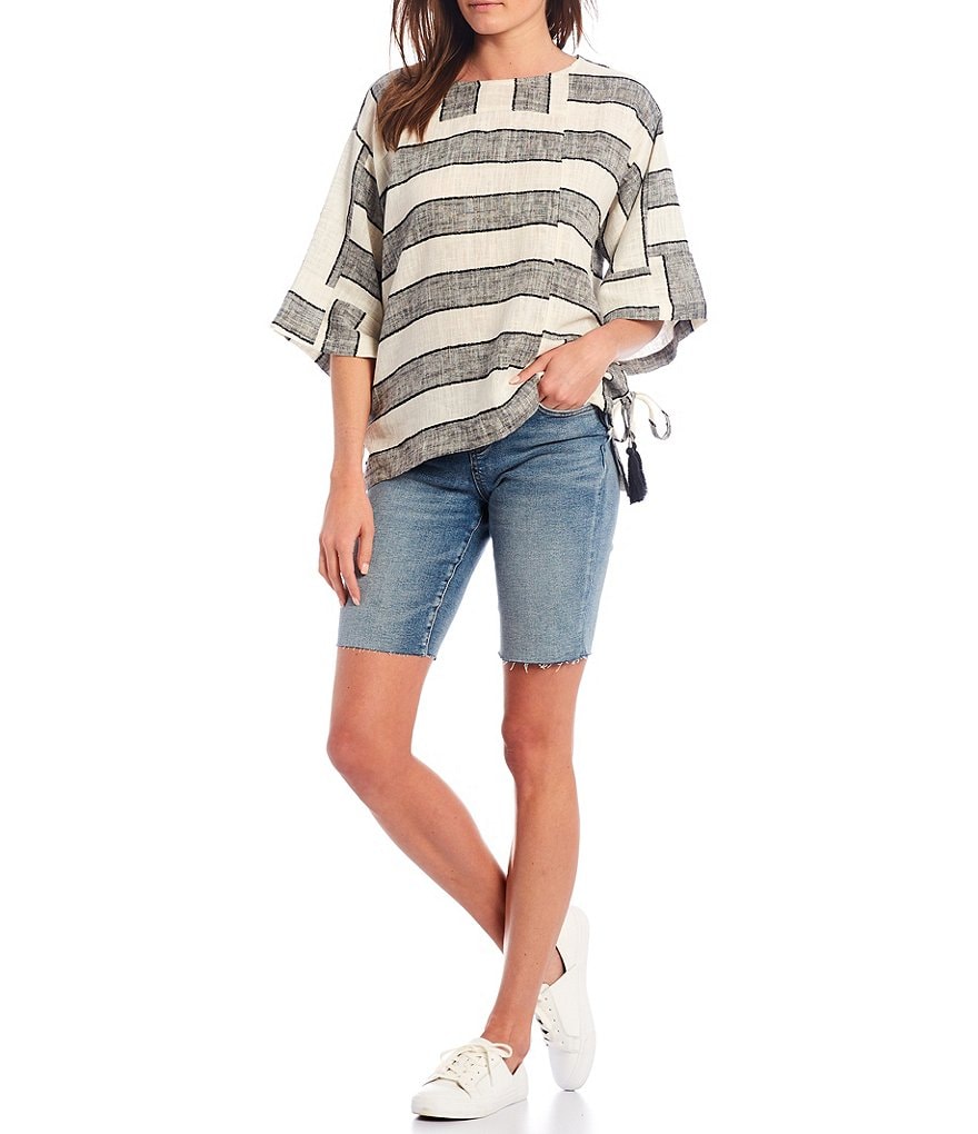 Jag Jeans Valentina High Rise Frayed Hem Denim Shorts