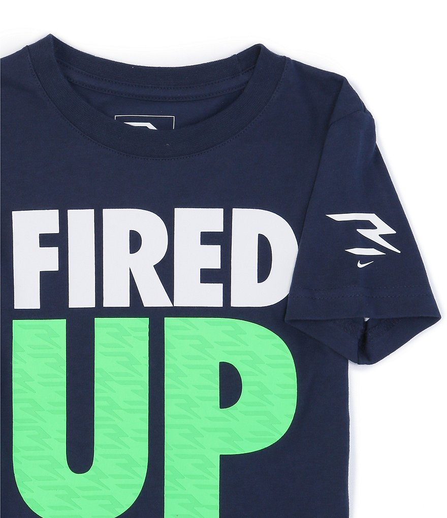 Nike Russell Wilson Little Boys 2T-7 Short-Sleeve Fired Up Tee