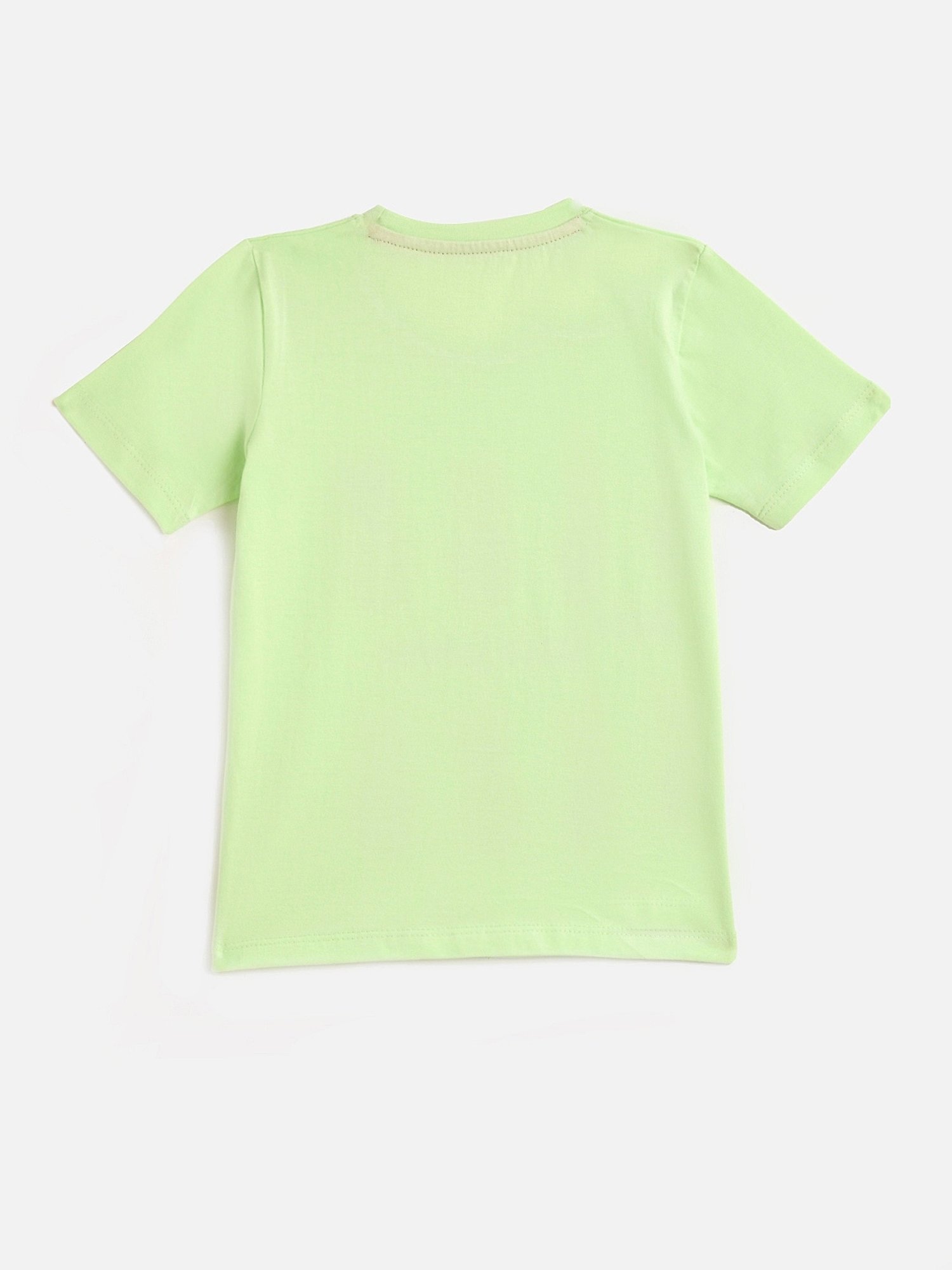 Kids Craft Mint Green Cotton Printed T-shirt