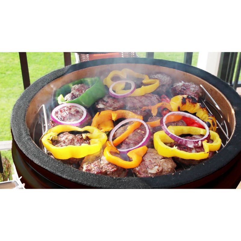 Char-Broil TRU-Infrared Kettleman Charcoal Grill 17302067 - Red