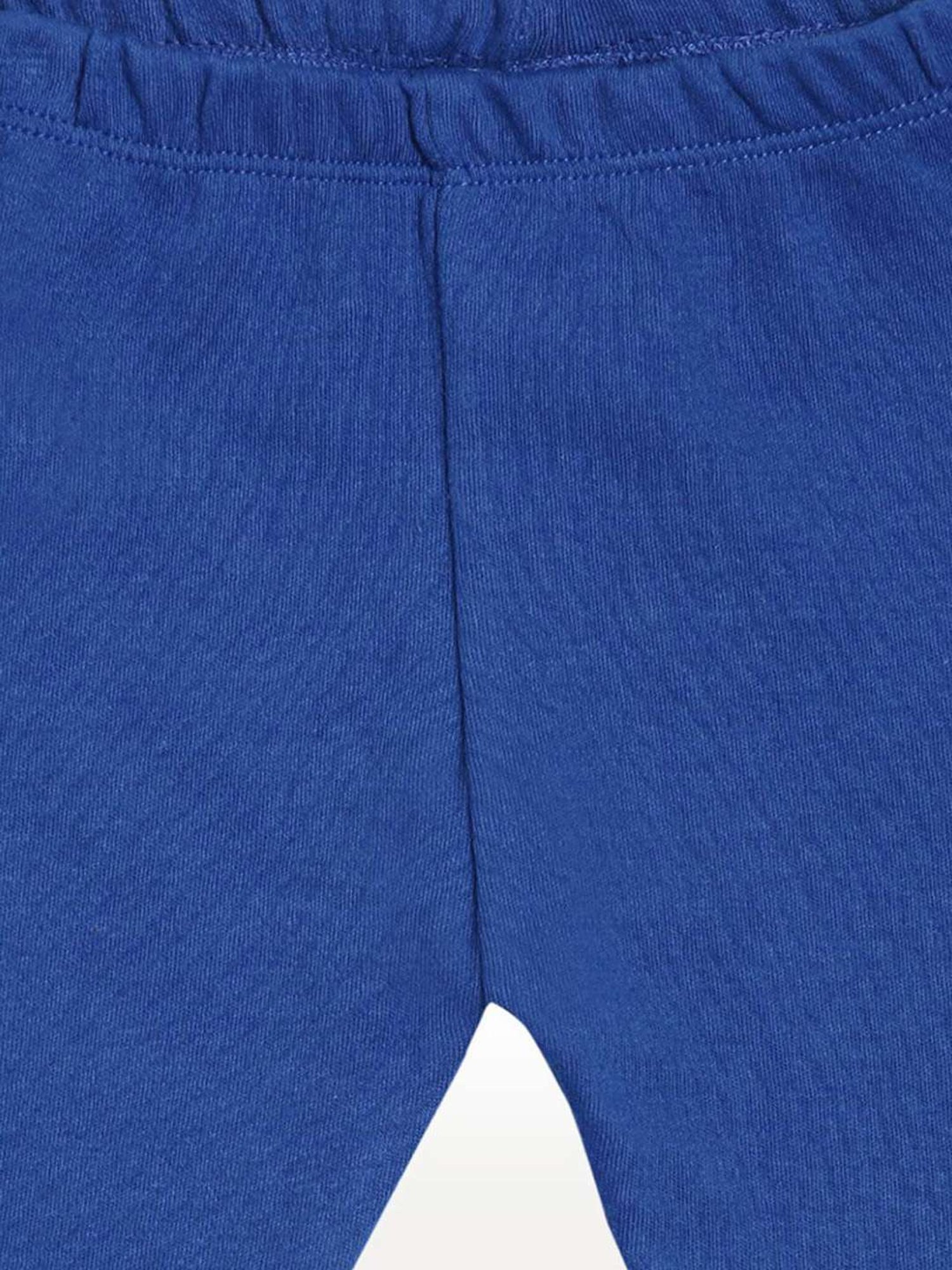 Kryptic Kids Royal Blue Cotton Regular Fit Leggings