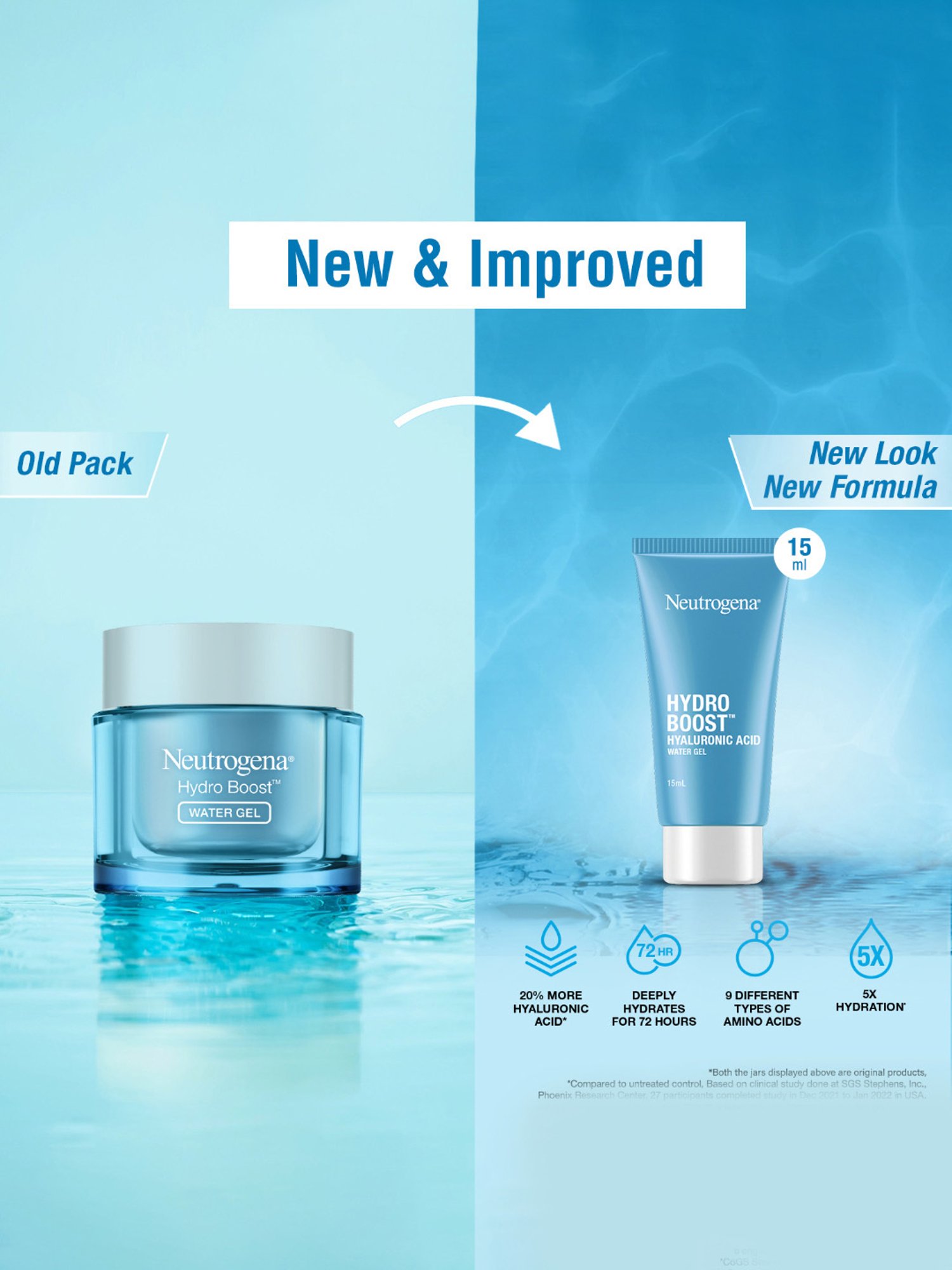 Neutrogena Hydro Boost Hyaluronic Acid Water Gel - 15 ml