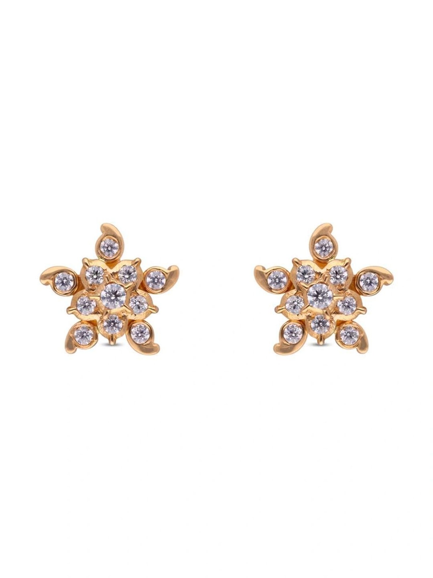 CKC Cubic Zirconia Earstuds: Sparkling Elegance