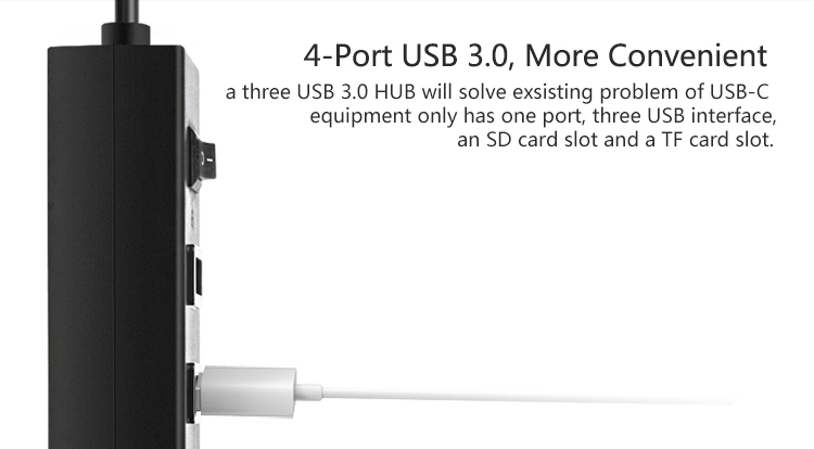 llano USB HUB 3.0 external 4-port USB splitter for iMac laptop accessories USB HUB multi-port high-speed expansion High Speed