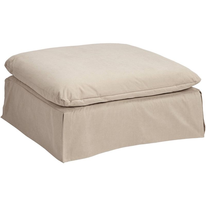 55 Downing Street Skye II Peyton Sahara Slipcover Modular Ottoman
