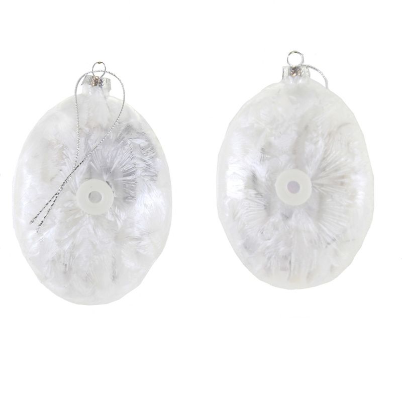 Stony Creek 5.0" Birch & Cardinal Ornament Christmas Lightable Red Bird  -  Tree Ornaments