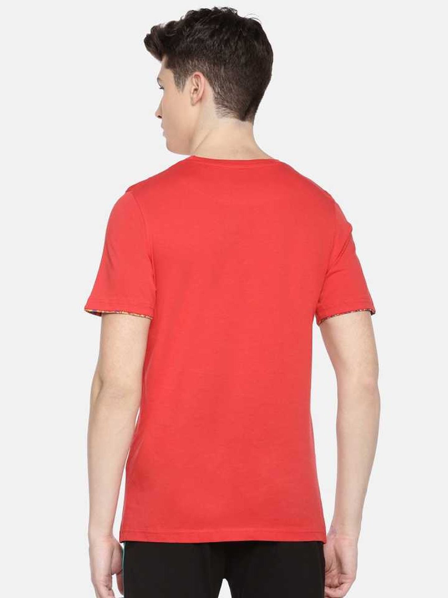 Dollar Red Regular Fit Printed T-Shirt