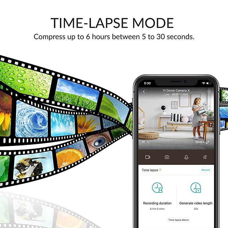 Smart Dome Security Camera X, AI-Powered 1080p WiFi IP Home Surveillance System with 24/7 Emergency Response, Human Detect, Sound Analytics, Time Lapse for Pet Monitor - Works with Alexa & Google