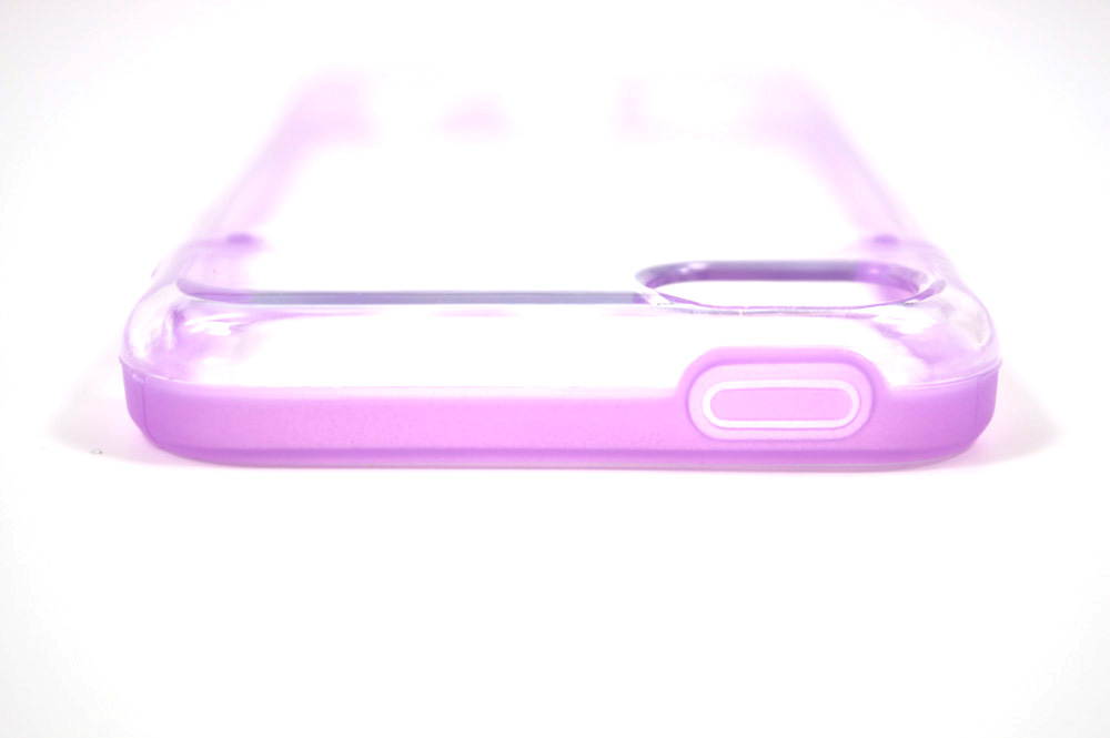 Purple Glow in the Dark Rubber Edge iPhone 5C Plastic Cell Phone Cover Case with Free Stylus
