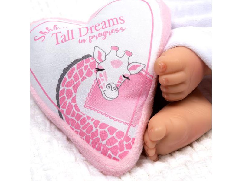 Paradise Galleries Reborn Toddler Doll with Heartbeat- Sleeping Tall Dreams, 20 inches, SoftTouch Vinyl, Weighted Body, 5-Piece Reborn Doll Set