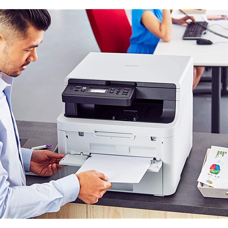 HLL3290CDW Compact Digital Color Printer Providing Laser Printer Quality Results with Convenient Flatbed Copy Scan Wireless Printing and Duplex Printing  Dash Replenishment Ready