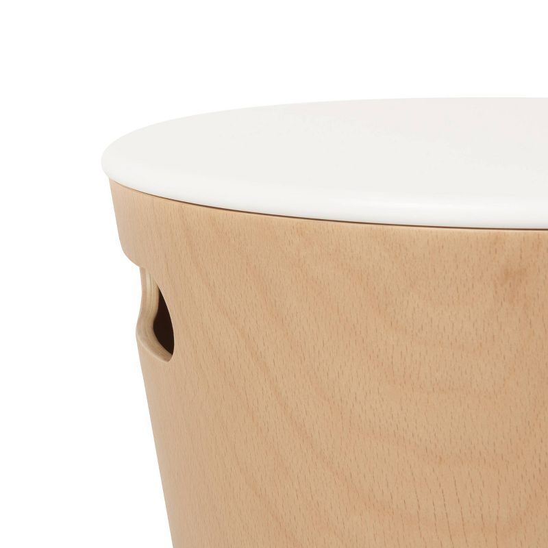 Woodrow Storage Stool Wood - Umbra