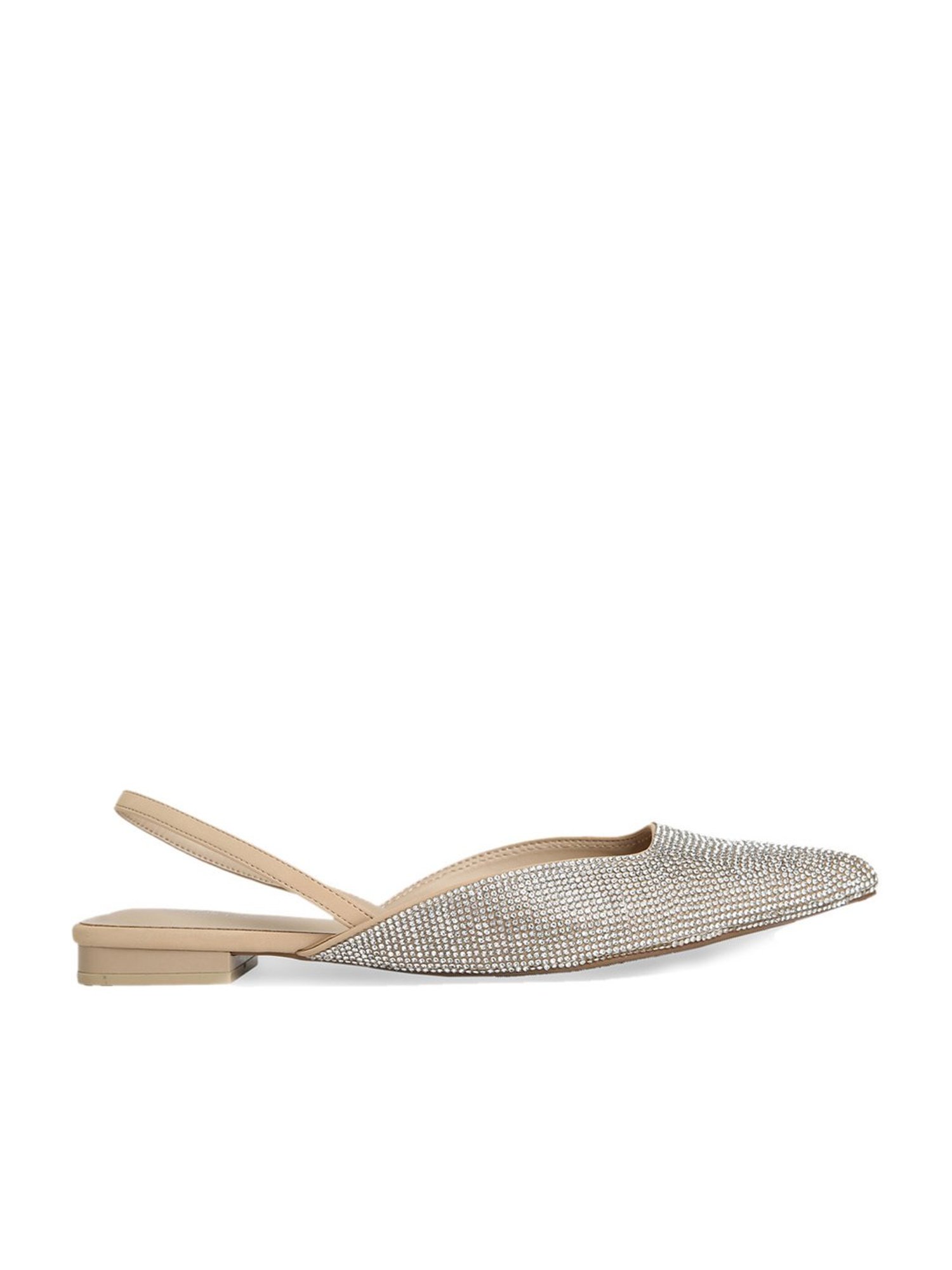 Call It Spring Women's Beige Sling Back Sandals