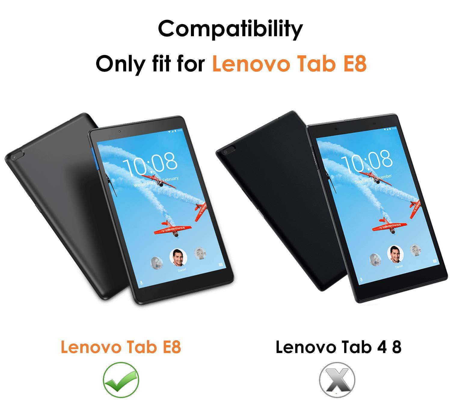 MoKo Screen Protector Replacement for Lenovo Tab E8, Anti-Scratch Bubble-Free Ultra Clear 9H Hardness Tempered Glass Film for Lenovo Tab E8 TB-8304F 2019 Tablet - Clear