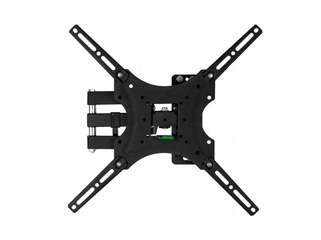 26-55" Adjustable Wall Mount Bracket Rotatable TV Stand with Spirit Level  Load Bearing 30kg / Maximum Vesa400 * 400 / Up and Down Adjustable - 5 ~ + 12 &deg; with Rotation 180 &deg;,TM08