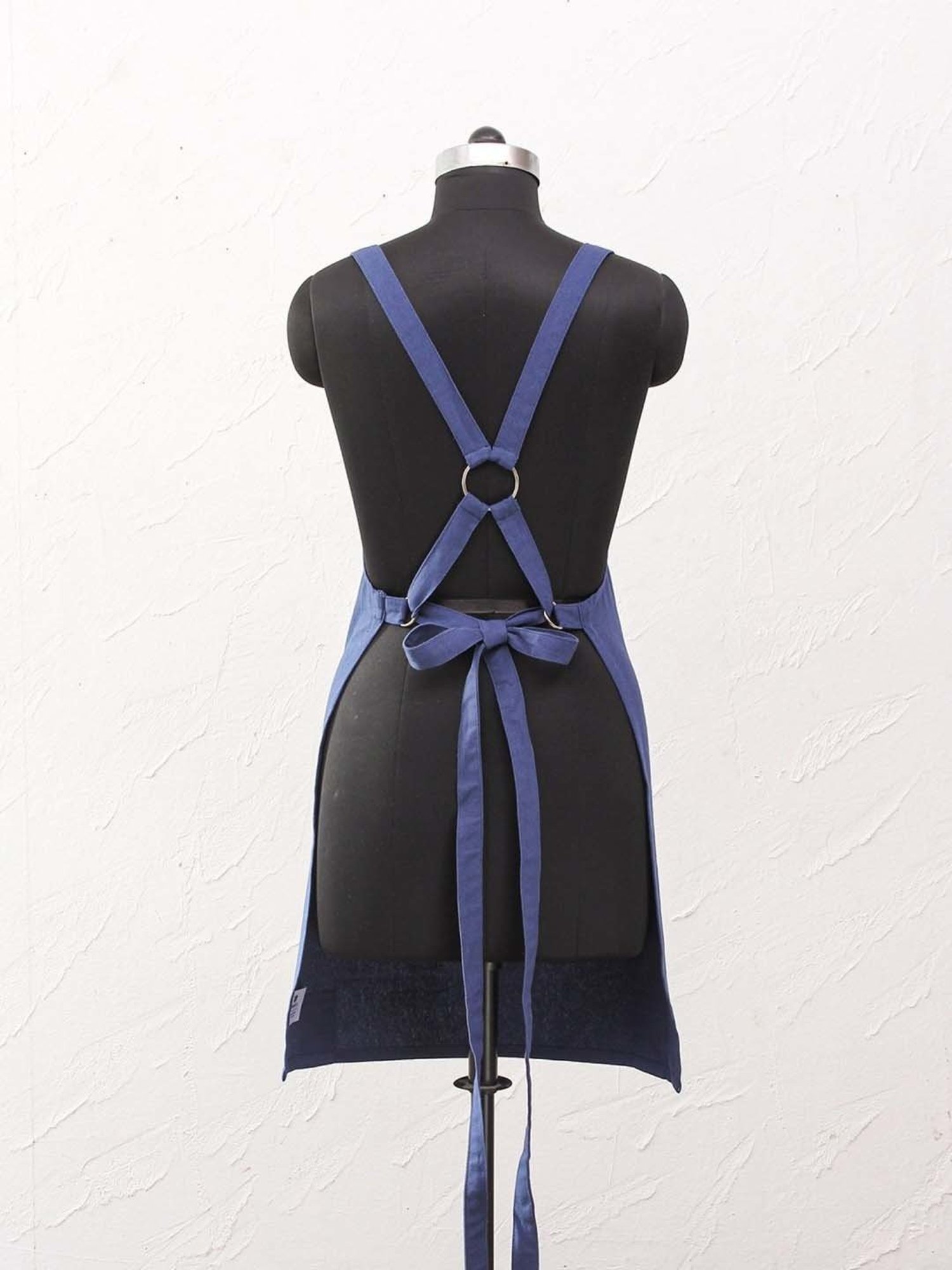 House This Blue Cotton Apron