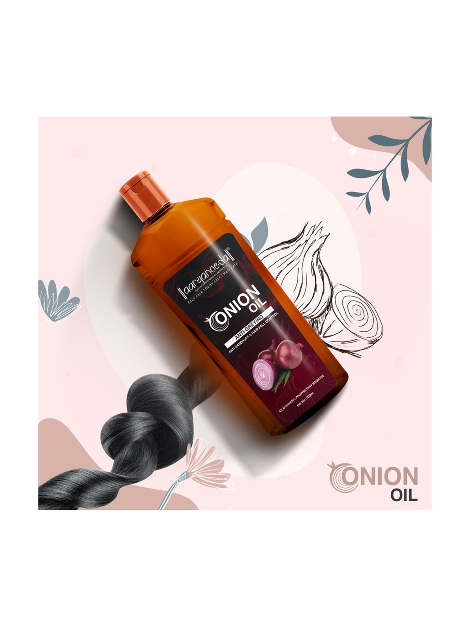 Aryanveda Onion Oil & Shampoo Combo Pack