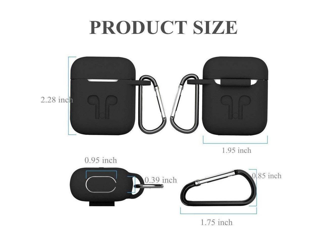 Strap Holder & Silicone Case Cover For Apple AirPod Air Pod Accessories AirPods