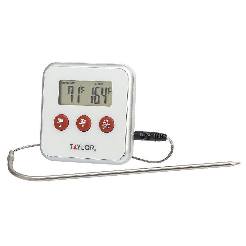 Taylor Programmable Digital Probe Thermometer with Timer