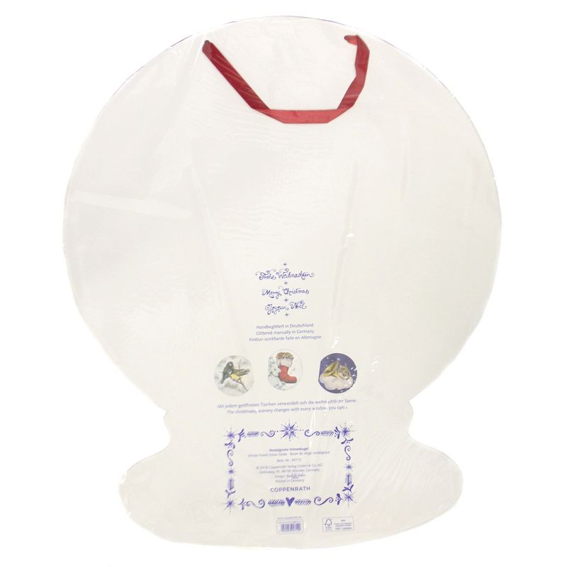 Christmas 22.5" Winter Forest Snow Globe Advent Calendar Germany  -  Advent Calendar