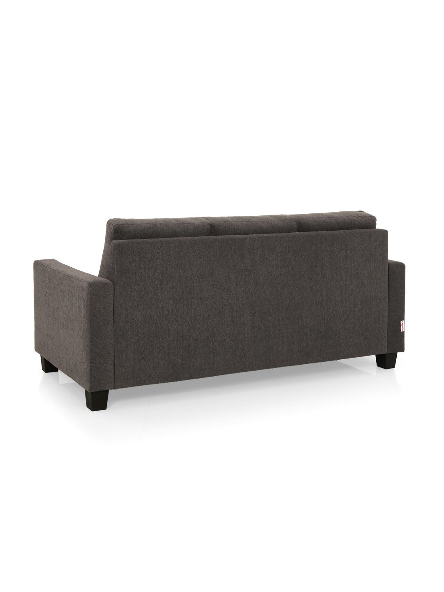 Duroflex Ease Grey Neem Wood 3 Seater Sofa