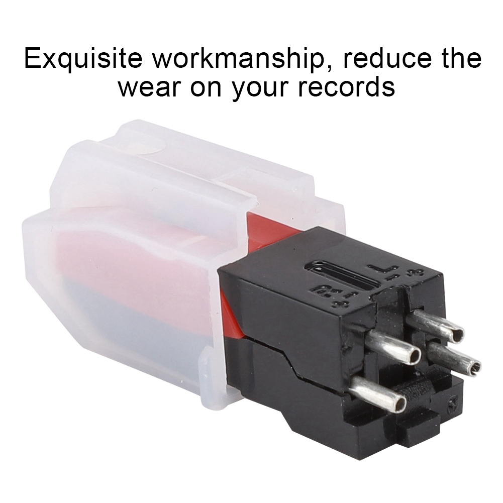 Dual Needle Stereo Stylus for LP Vinyl Player USB Turntable Accessory