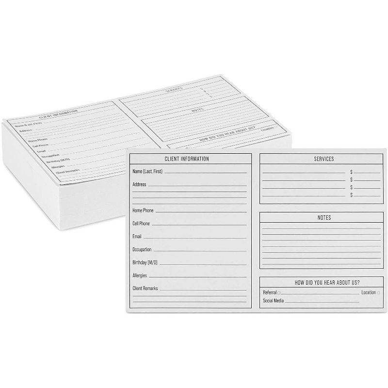 White Card Stock Half Fold Greeting Cards for DIY Craft, Notes, Glossy and Matte (8.5 x 5.5 In Folded, 100 Sheets)