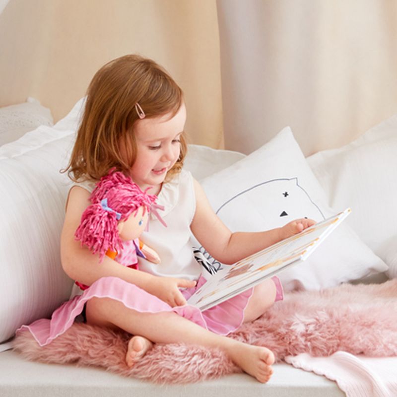 HABA Lilli-Lou 12" Soft Doll with Pink Hair