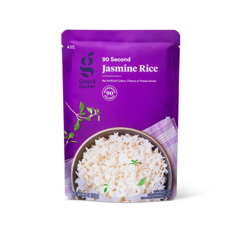 Jasmine Rice Microwavable Pouch - 8.5oz - Good & Gather™