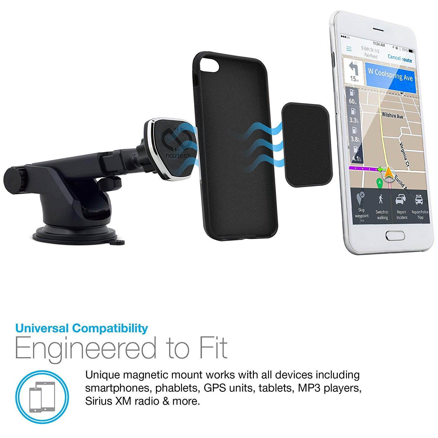 Naztech 13667 MagBuddy Telescopic Dash Mount