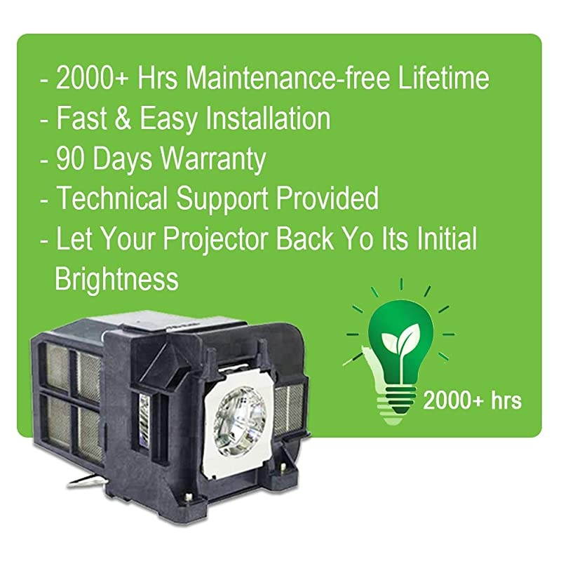 V13H010L77 Replacement Projector Lamp for Epson Elplp77 4550 4650 1975W 4750W 4770W G5910 HC 1440 PC 1985 EB1970W 1980WU 1985WU 4855WU 4950WU 4955WU lamp with housing