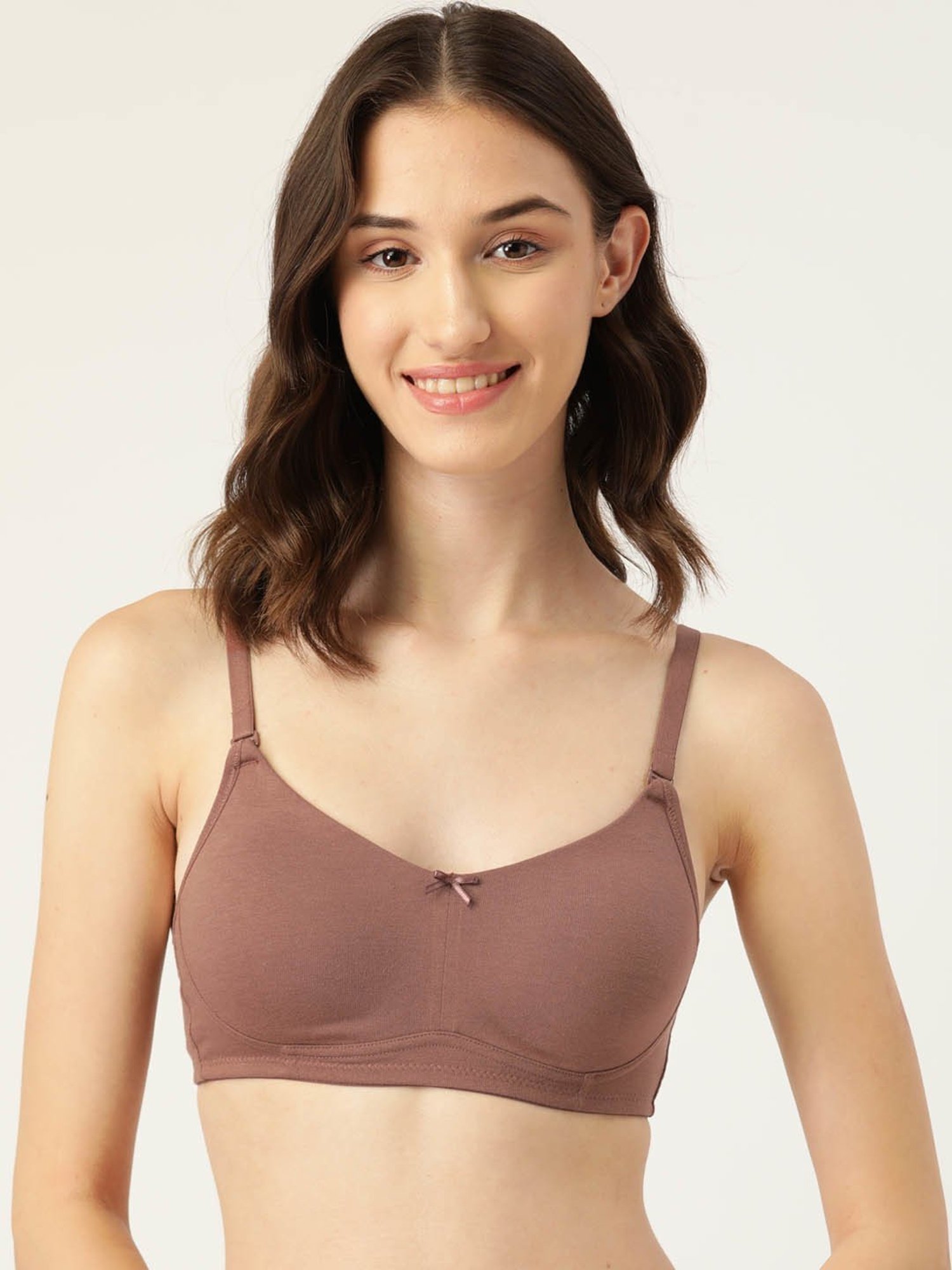 Leading Lady Brown Non-Padded Everyday Bra