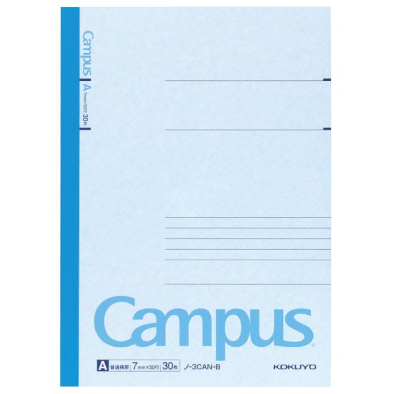 Five books set Roh-3CAX5 30 pieces of Kokuyo Campus Notes No. 6 semi-B5 A ruled line (japan import)