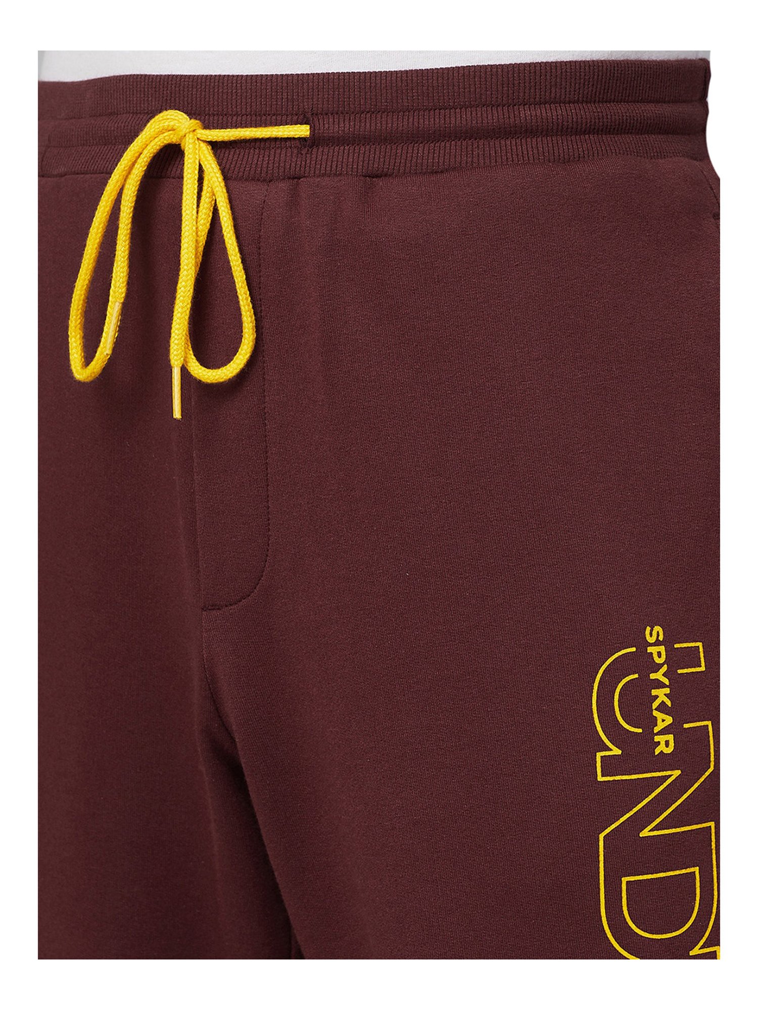 Spykar Maroon Joggers