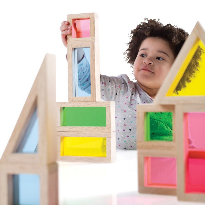 Guidecraft Rainbow Blocks  - 30 Pcs