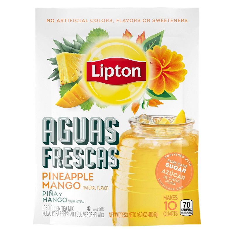 Lipton Aqua Frescas Pineapple Mango Tea Mix - 10qt