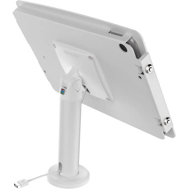 Compulocks TCDP04W Rise The New Kiosk Stand With Vesa Mount Flip&Swivel With Cable Management - 10 Cm Height White