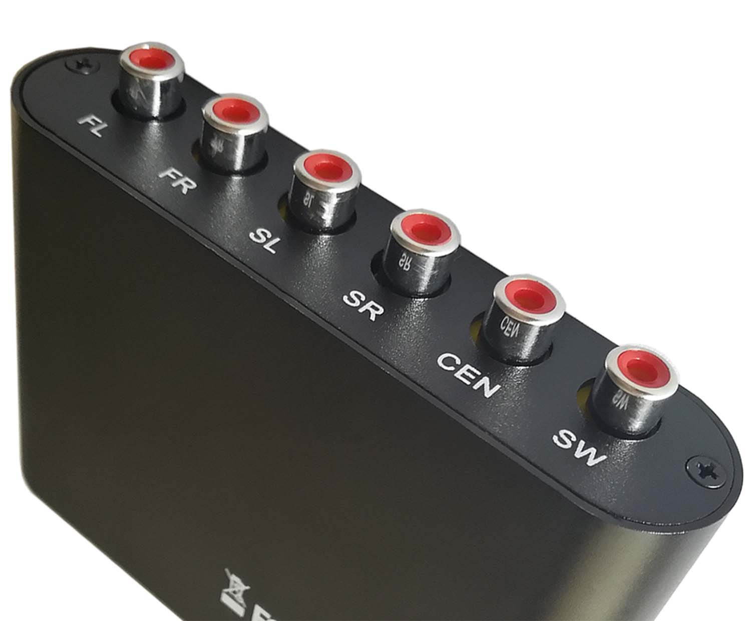 5.1CH Digital Audio Decoder Optical Coaxial Toslink to Analog AC-3/DTS Converter