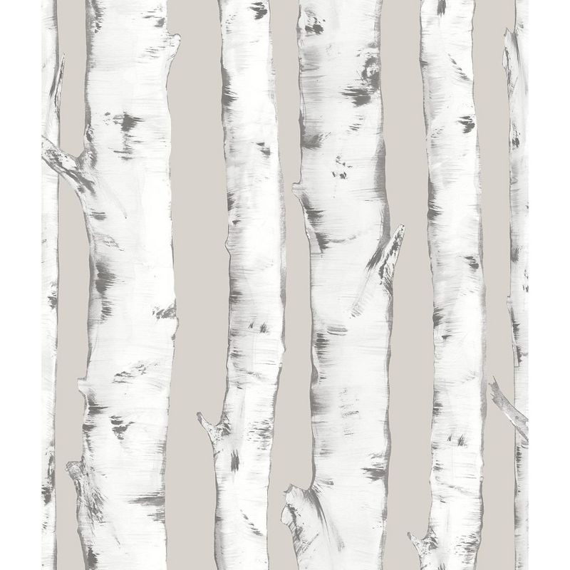 Brewster Downy Birch Peel & Stick Wallpaper
