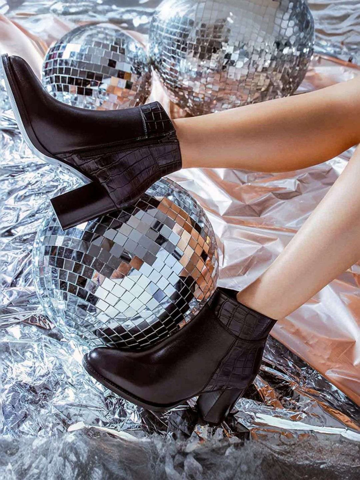 Saint G Women's Alexa Black Booties