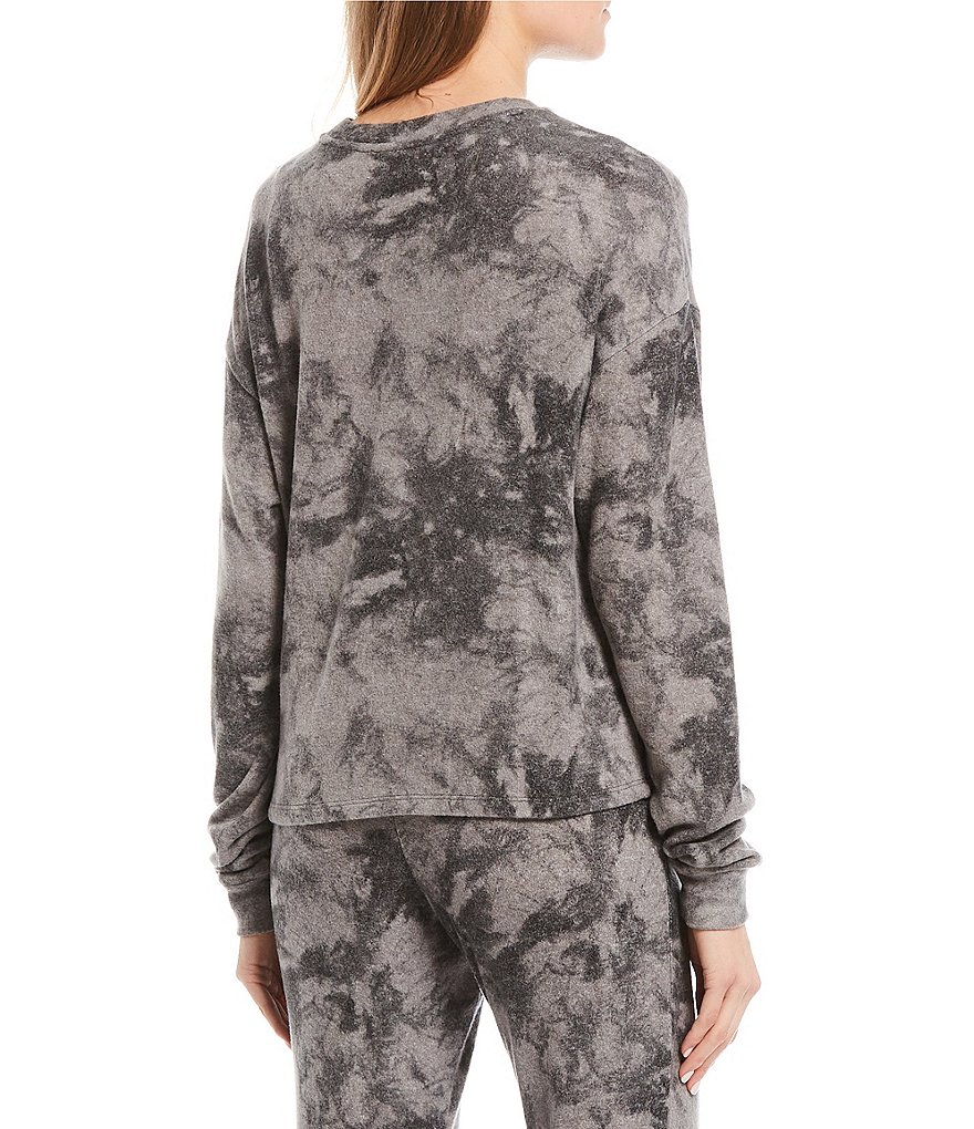Fornia Tie-Dye Lounge Long Sleeve Pullover