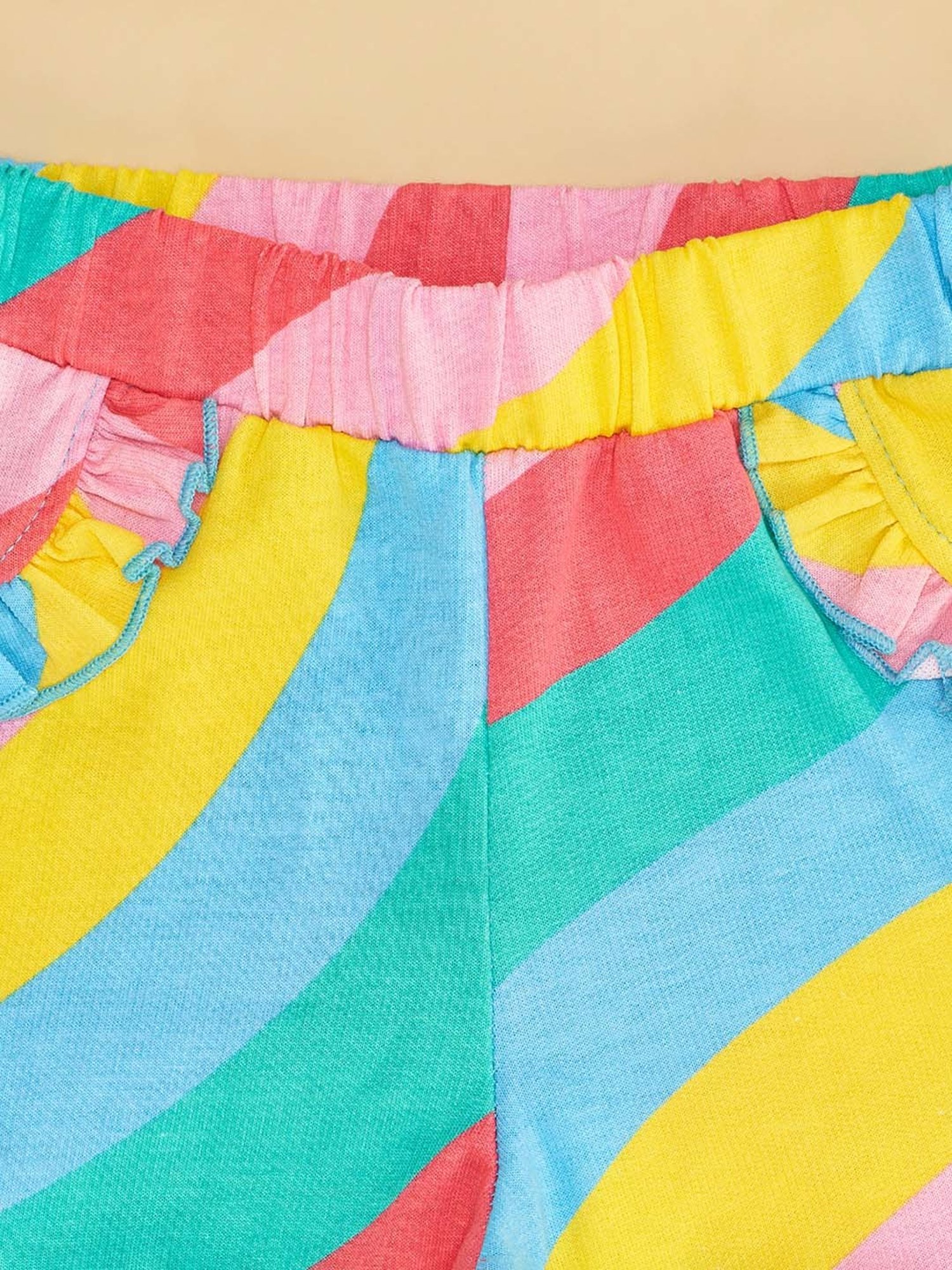 Pantaloons Baby Multicolor Cotton Striped Shorts